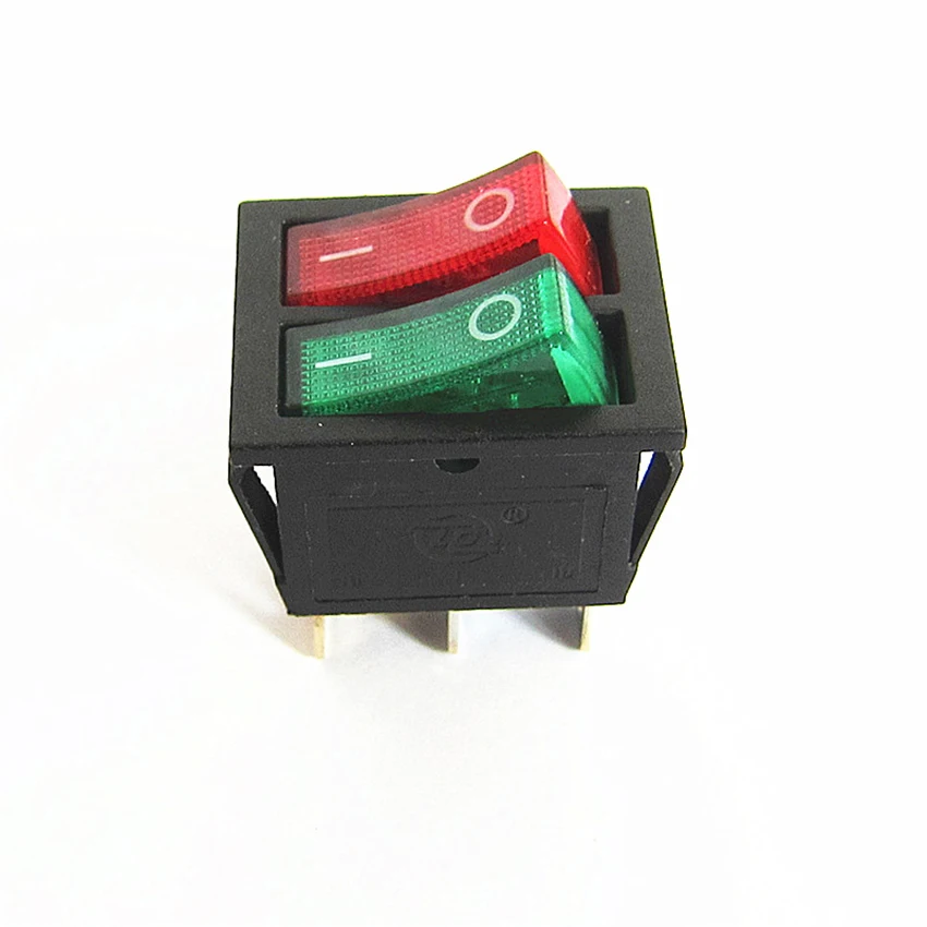 1pc Rocker Switch Six Foot Double Ship Type Switch Boat Switch with green Red Indicator Light ON-OFF for Electric baking pan
1pc Rocker Switch Six Foot Double Ship Type Switch Boat Switch with green Red Indicator Light ON-OFF for Electric baking pan