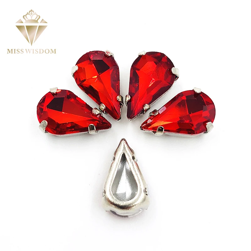 30pcs/pack 6X10mm/8X13mm Red pear drop Copper claws hollow thick bottom high quality Sew on rhinestones DIY accessories
30pcs/pack 6X10mm/8X13mm Red pear drop Copper claws hollow thick bottom high quality Sew on rhinestones DIY accessories