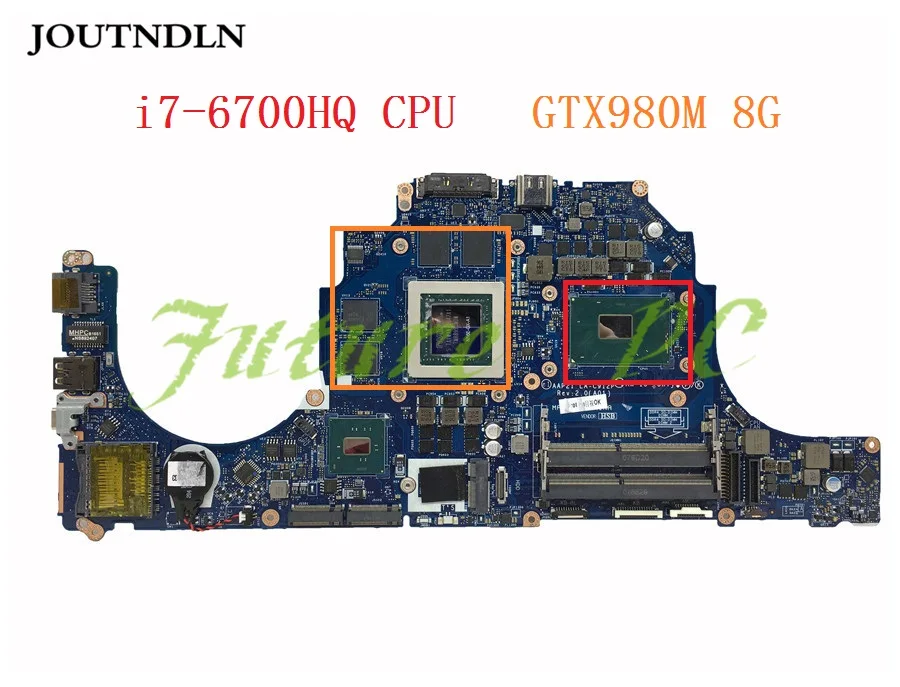 JOUTNDLN для Dell Alienware 15 R2 17 R3 Материнская плата ноутбука LA C912P AAP21 W15RD 0W15RD CN i7 6700HQ GTX980M 8G