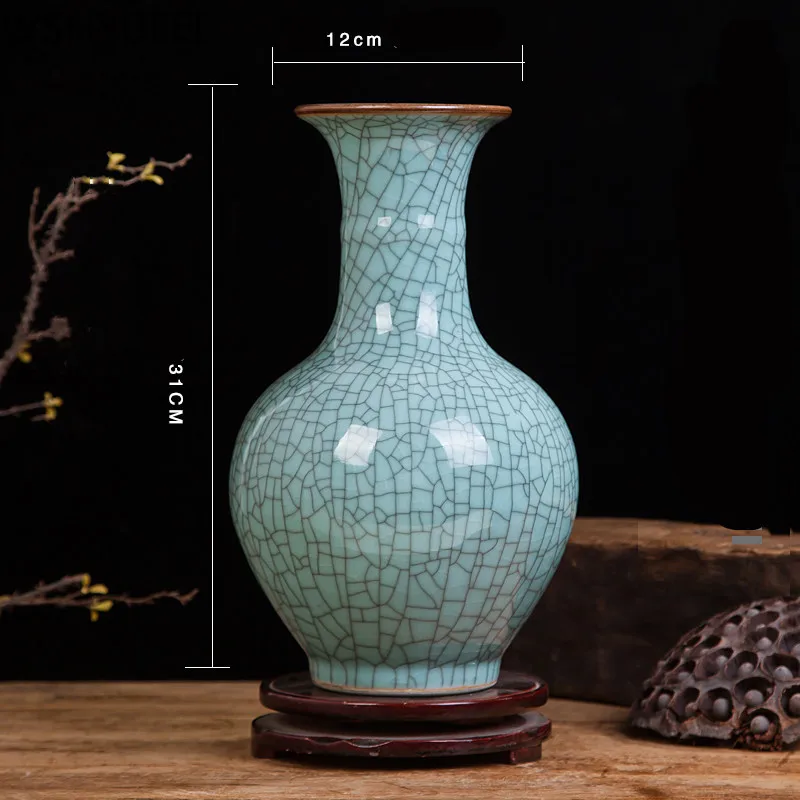 Jingdezhen ceramic vase wedding flower arrangement hydroponic plant study TV cabinet wine cabinet home decoration WSHYUFEI
Jingdezhen ceramic vase wedding flower arrangement hydroponic plant study TV cabinet wine cabinet home decoration WSHYUFEI