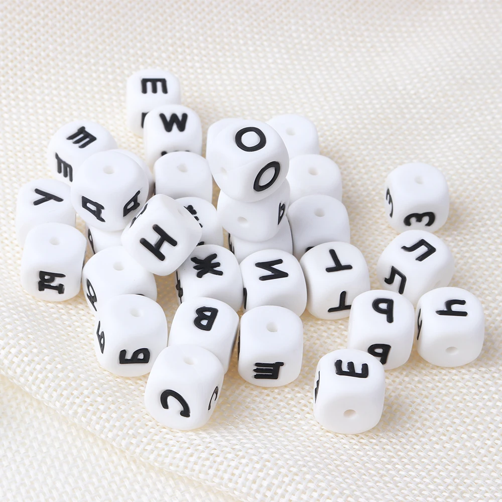 10pcs Silicone Beads BPA free Alphabet letter beads For Baby DIY Teething Necklace Nursing Gift 12mm
10pcs Silicone Beads BPA free Alphabet letter beads For Baby DIY Teething Necklace Nursing Gift 12mm