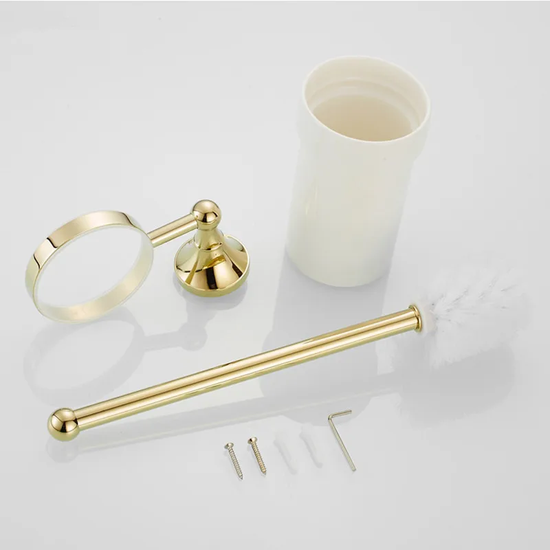 Free shipping vogue gold plated copper toilet brush holder with ceramic cup holder European style
Free shipping vogue gold plated copper toilet brush holder with ceramic cup holder European style