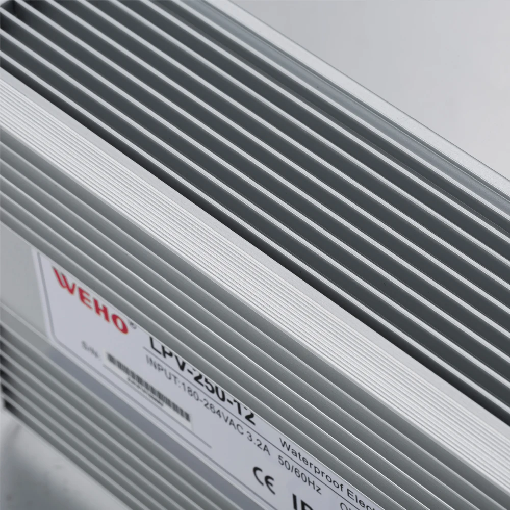 (LPV-250-12) IP67 Constant voltage AC to DC 250w waterproof driver 12V constant voltage led power supply 12v 250w
(LPV-250-12) IP67 Constant voltage AC to DC 250w waterproof driver 12V constant voltage led power supply 12v 250w