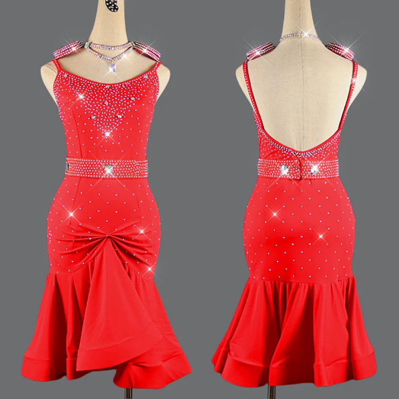 2019 Red Latin Dress Women Rhinestone Dance Dress Customized Children Size Female Professional Latin Competition Dresses VDB689
2019 Red Latin Dress Women Rhinestone Dance Dress Customized Children Size Female Professional Latin Competition Dresses VDB689