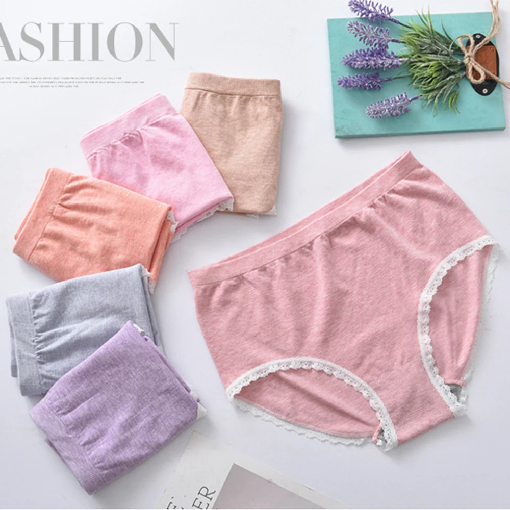 6pcs Women's Cotton Panties Girl Briefs Ms. Underwear Sexy Ladies Solid Color Briefs Women's Intimates 45kg-100kg Underpants
6pcs Women's Cotton Panties Girl Briefs Ms. Underwear Sexy Ladies Solid Color Briefs Women's Intimates 45kg-100kg Underpants