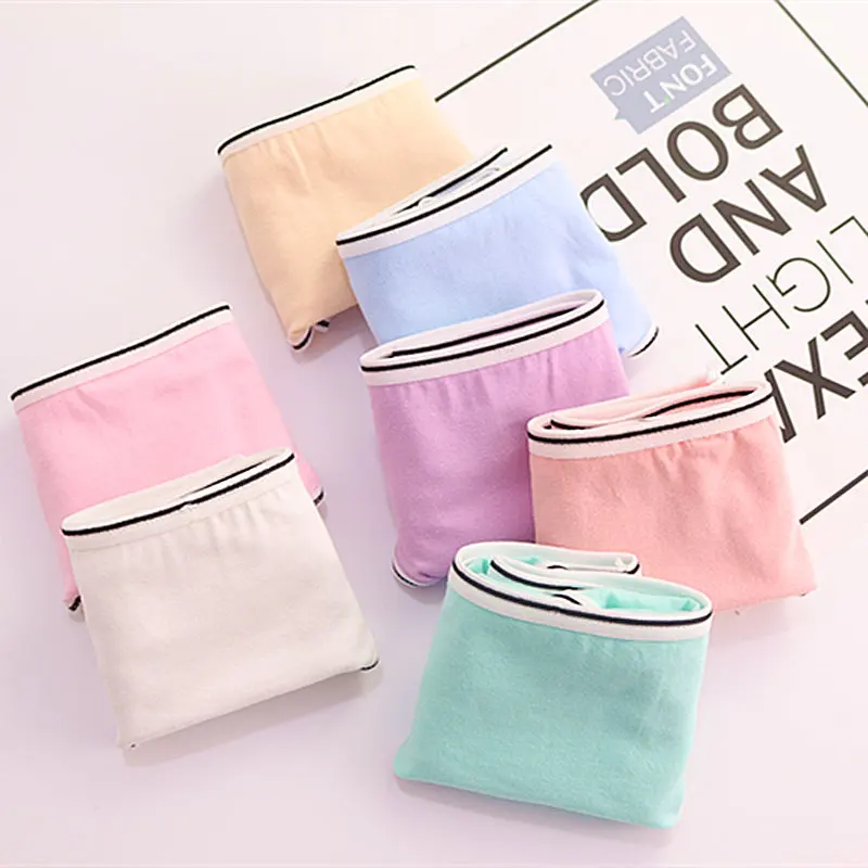 8 Pcs/Lot Soft Cotton Young Girl Briefs Candy Colors Girls Panties for Teenage Kids Underwear Pants Underpants 9-20T
8 Pcs/Lot Soft Cotton Young Girl Briefs Candy Colors Girls Panties for Teenage Kids Underwear Pants Underpants 9-20T