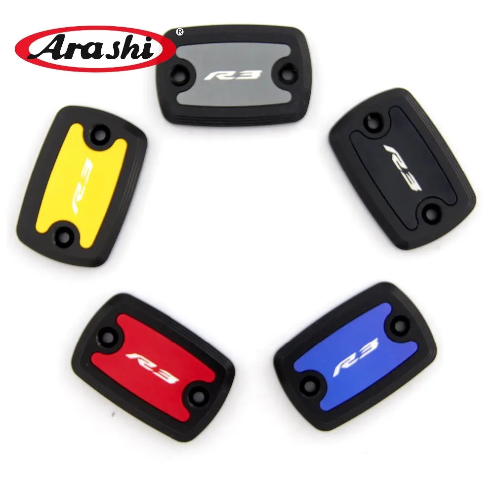 Arashi For YAMAHA YZF R3 R25 2015 2016 CNC Front Brake Tank Cap Fluid Reservoir Cover Protector Motorcycle YZF-R3 YZF-R25 R 3 25 
Arashi For YAMAHA YZF R3 R25 2015 2016 CNC Front Brake Tank Cap Fluid Reservoir Cover Protector Motorcycle YZF-R3 YZF-R25 R 3 25