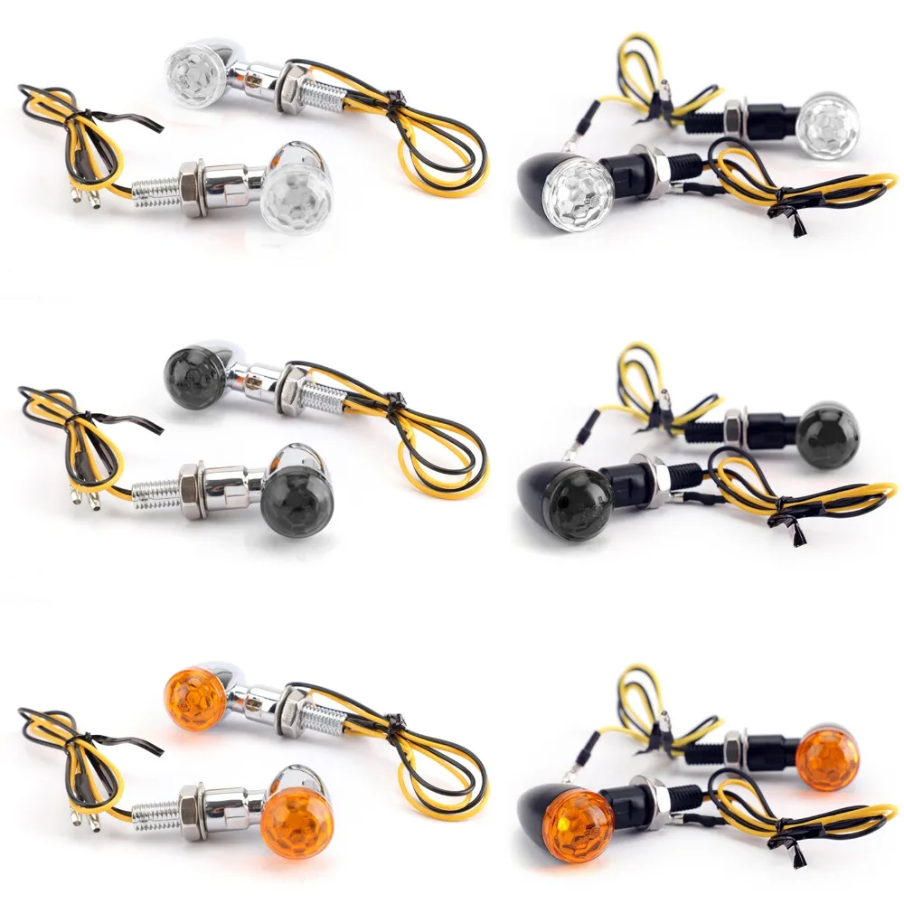 Areyourshop Motorcycle 2x Universal Metal LED Mini Bullet Spherical Lens Turn Signal Indicators Light Motorcycle Accessories
Areyourshop Motorcycle 2x Universal Metal LED Mini Bullet Spherical Lens Turn Signal Indicators Light Motorcycle Accessories