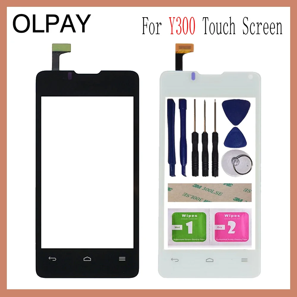 4 0 ''для Huawei Ascend Y300 U8833 T8833 0100 сенсорный экран дигитайзер панель Стекло