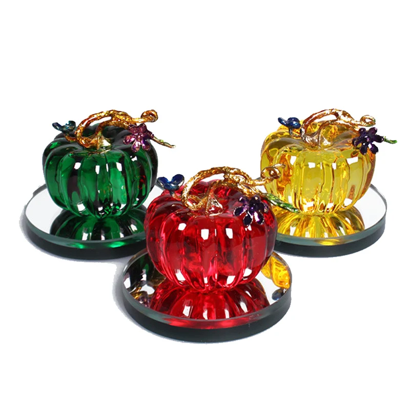 1pcs 9cm Crystal Pumpkin Crafts Glass Paperweight Fengshui Ornaments Figurines Home Wedding Party Decor Halloween Gifts Souvenir
1pcs 9cm Crystal Pumpkin Crafts Glass Paperweight Fengshui Ornaments Figurines Home Wedding Party Decor Halloween Gifts Souvenir