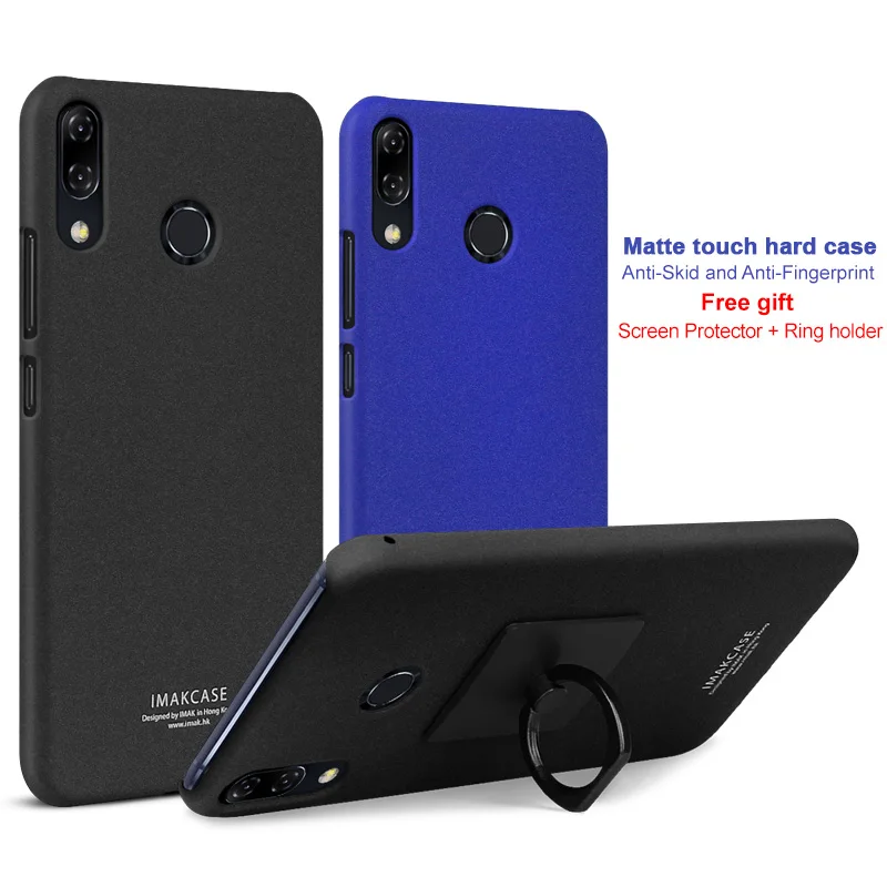 IMAK ковбойский матовый чехол для Asus Zenfone 5 ZE620KL кейс держатель колец телефона Zenfone5z