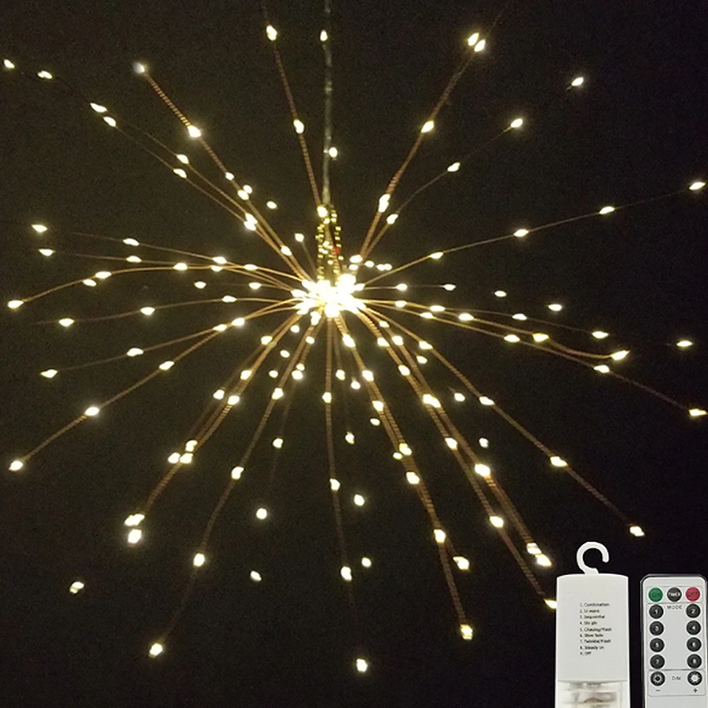 200LEDs 3D Firework LED String Star Party Decoration Night Light Colorful Bombillas Retro Lampara Ampoule Christmas Home Decor
200LEDs 3D Firework LED String Star Party Decoration Night Light Colorful Bombillas Retro Lampara Ampoule Christmas Home Decor