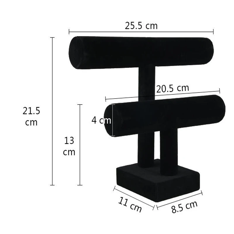 Double Layer Bangle Bracelet Jewelry Displays Wood and Velvet Bracelet Holder Fashion Jewelry Display Shelf
Double Layer Bangle Bracelet Jewelry Displays Wood and Velvet Bracelet Holder Fashion Jewelry Display Shelf