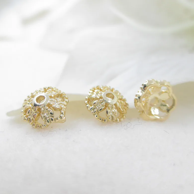 20PCS 7MM 24K Gold Color Plated Brass Beads Caps High Quality Diy Jewelry Findings Accessories Wholesale
20PCS 7MM 24K Gold Color Plated Brass Beads Caps High Quality Diy Jewelry Findings Accessories Wholesale