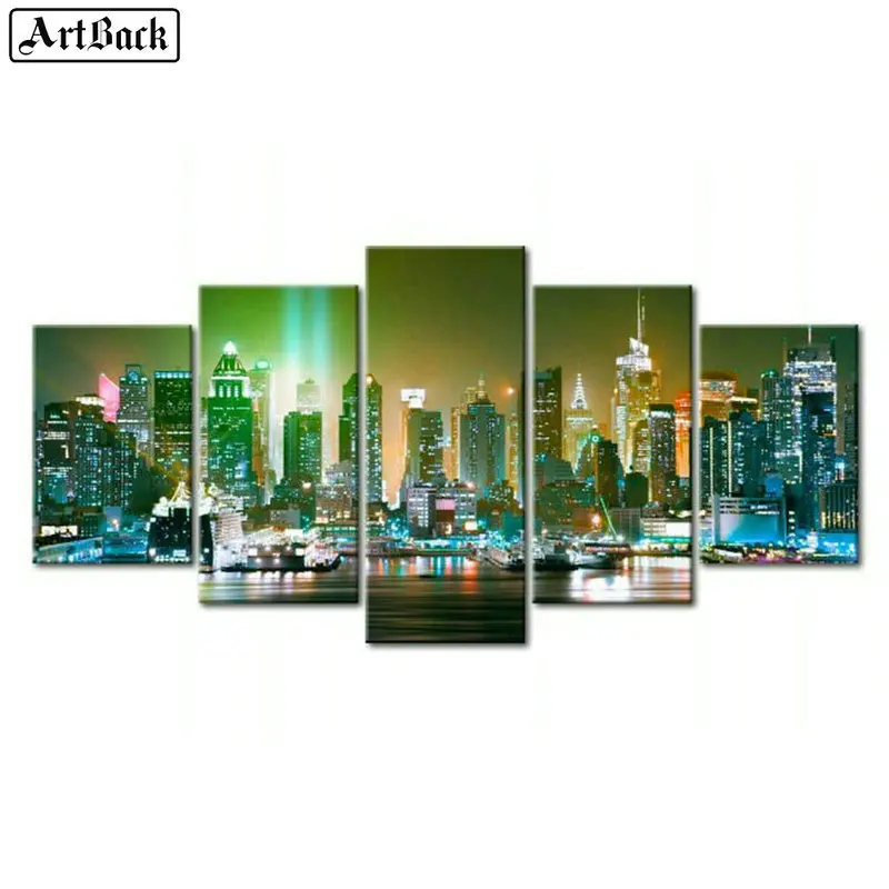 5d diy diamond painting city night landscape full square drill mosaic artwork 3d round embroidery sticker 1 set of 5 pieces
5d diy diamond painting city night landscape full square drill mosaic artwork 3d round embroidery sticker 1 set of 5 pieces