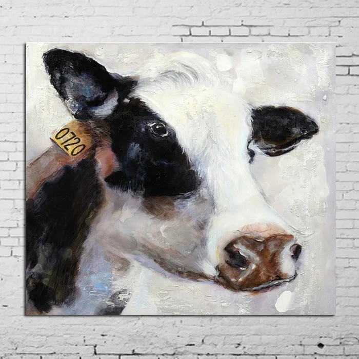 Cuardros decoracion Pure Handpainted Animal Canvas Painting Cow Oil Paintings Fashion Poster Wall paintings for living room wall
Cuardros decoracion Pure Handpainted Animal Canvas Painting Cow Oil Paintings Fashion Poster Wall paintings for living room wall