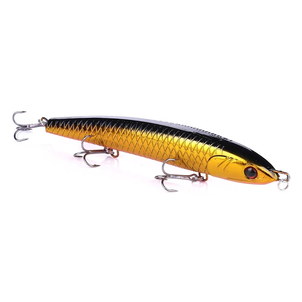 1PCS 13.8cm 41g Sinking 3D Eyes Pencil Lure strong Sharp Hooks Bionic Shake Hard Baits Carp Fishing tackle Pesca wobblers
1PCS 13.8cm 41g Sinking 3D Eyes Pencil Lure strong Sharp Hooks Bionic Shake Hard Baits Carp Fishing tackle Pesca wobblers