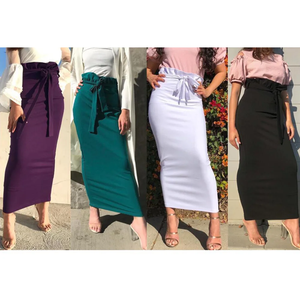 Long Skirts For Muslim Women Stretch High Waist Abaya Turkish Bodycon Maxi Arab Skirt Party Bottoms Islamic Clothing
Long Skirts For Muslim Women Stretch High Waist Abaya Turkish Bodycon Maxi Arab Skirt Party Bottoms Islamic Clothing