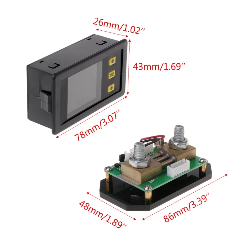 DC120V 100A 200A 300A 500A LCD Combo Meter Voltage Current Monitoring Monitor W-store D24_D
DC120V 100A 200A 300A 500A LCD Combo Meter Voltage Current Monitoring Monitor W-store D24_D