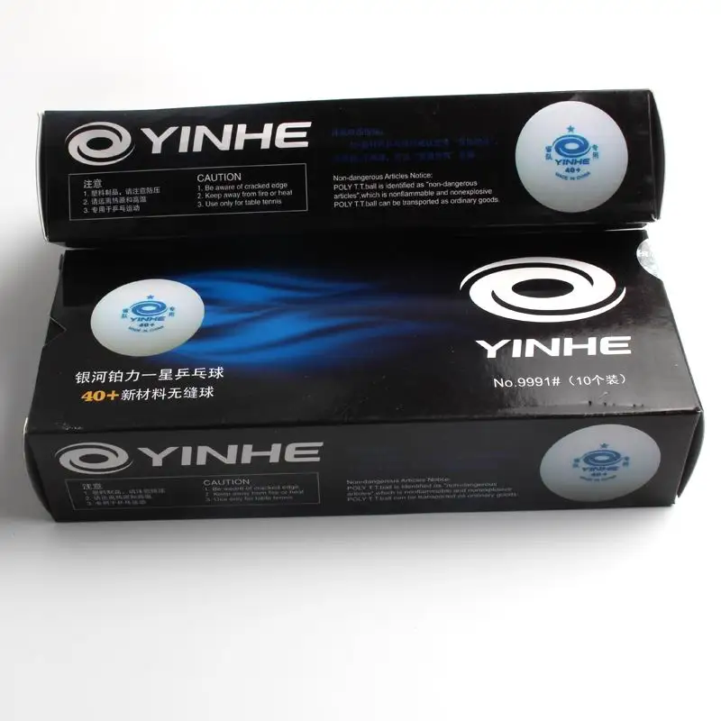 Оригинальный бесшовный мяч Yinhe poly 40 + для настольного тенниса 1 звезда новый