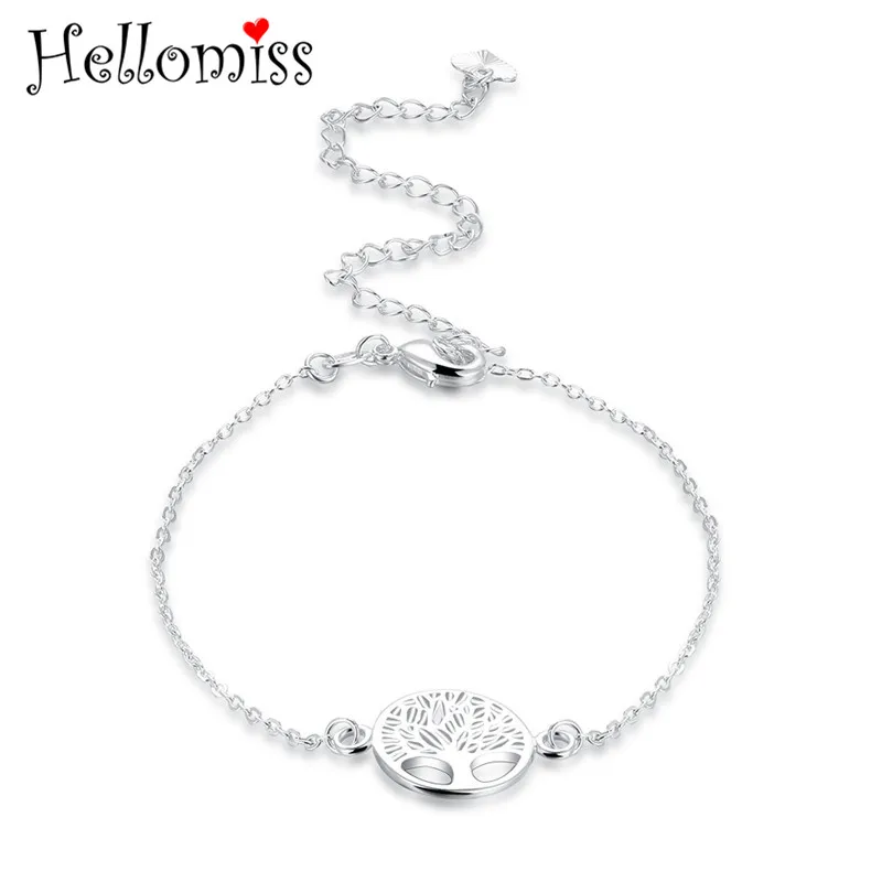 925 Silver Anklets Women Tree of Life Ankle Bracelets Leg Chain Jewelry Korean Fashion Sandals Summer Accessories Tobillera
925 Silver Anklets Women Tree of Life Ankle Bracelets Leg Chain Jewelry Korean Fashion Sandals Summer Accessories Tobillera