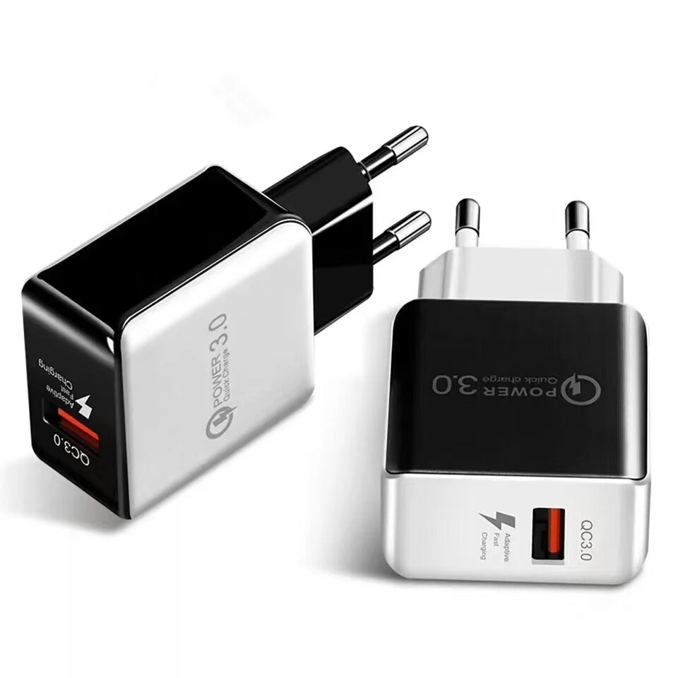 18 Вт QC3.0 USB зарядное устройство с европейской вилкой Быстрая зарядка 3 0 адаптер