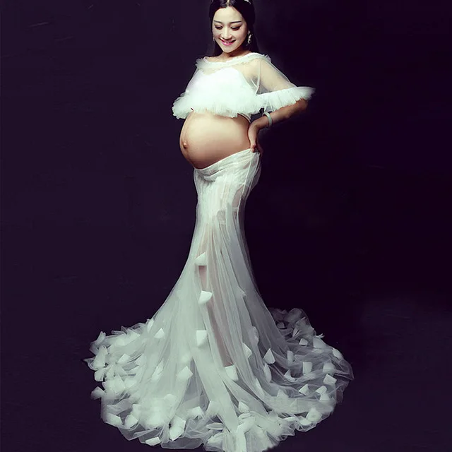 Maternity Photo Shoot Gown Long Lace Transparant White Dress Maternity Photography Props Dresses Pregnancy Clothes For Pregnant
Maternity Photo Shoot Gown Long Lace Transparant White Dress Maternity Photography Props Dresses Pregnancy Clothes For Pregnant