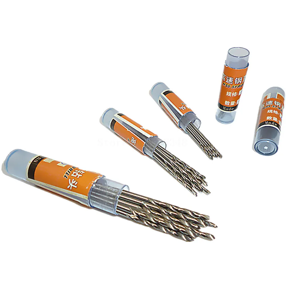 50pcs 0.6/0.8/1/1.5/2mm Hss Twist Drill Bit Set Tiny Very Small Micro Rolson Model Craft Drill Bits Plastic/Metal/Wood Drilling
50pcs 0.6/0.8/1/1.5/2mm Hss Twist Drill Bit Set Tiny Very Small Micro Rolson Model Craft Drill Bits Plastic/Metal/Wood Drilling