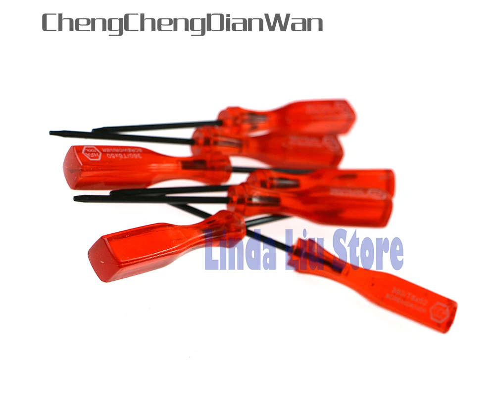ChengChengDianWan T6 Security Screw Driver Open Shell Tool Screwdrivers Set Repair Tool for Xbox360 xbox one Controller 100pcs
ChengChengDianWan T6 Security Screw Driver Open Shell Tool Screwdrivers Set Repair Tool for Xbox360 xbox one Controller 100pcs