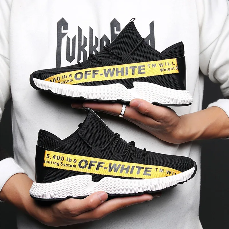2018 летний корейский Повседневное Running Lace-Up Mesh удобная обувь Для мужчин британский
