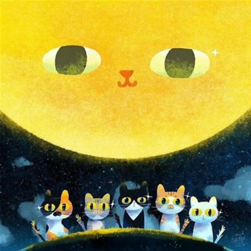 Cartoon cat 3D Full Square Diamond painting Round Mosaic picture Unfinished Diamond Embroidery Sale Home decoration
Cartoon cat 3D Full Square Diamond painting Round Mosaic picture Unfinished Diamond Embroidery Sale Home decoration