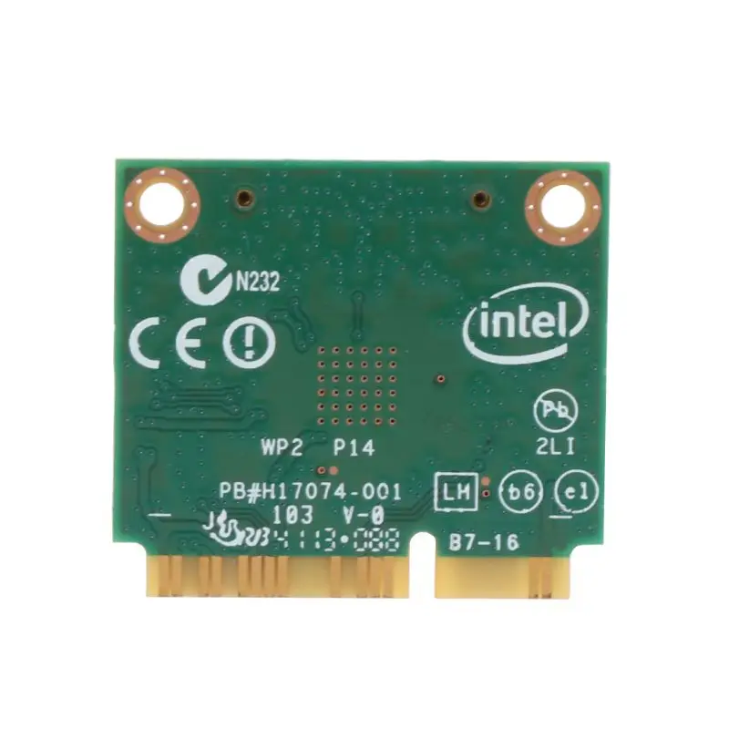 802.11 b/g/n Wireless 7260NGW Bluetooth 4.0 BN WiFi NGFF Wlan Card 300M 04X6011 04W3815 for Lenovo Thinkpad
802.11 b/g/n Wireless 7260NGW Bluetooth 4.0 BN WiFi NGFF Wlan Card 300M 04X6011 04W3815 for Lenovo Thinkpad