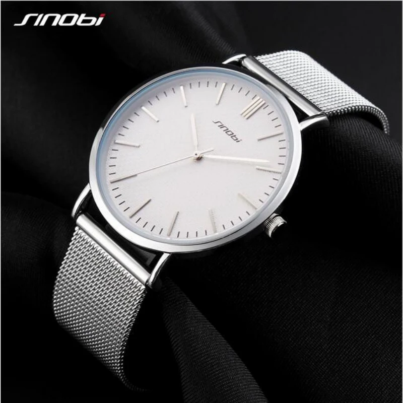 SINOBI Fashion Stainless Steel Watch Men Women Watches Simple Men's Watch Minimalist Women's Watches Lovers' Clock saat relogio
SINOBI Fashion Stainless Steel Watch Men Women Watches Simple Men's Watch Minimalist Women's Watches Lovers' Clock saat relogio
