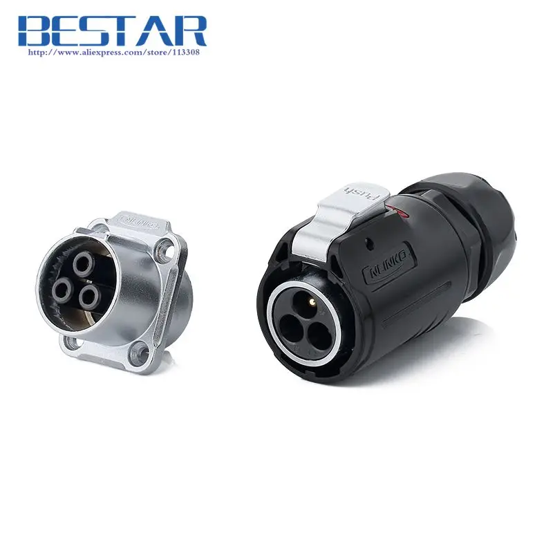 Outdoor IP65/IP67 3Pin 24mm Wiring Clamp Connector Waterproof electrical clamp connector 3Pins Male plug & Female socket For LED
Outdoor IP65/IP67 3Pin 24mm Wiring Clamp Connector Waterproof electrical clamp connector 3Pins Male plug & Female socket For LED