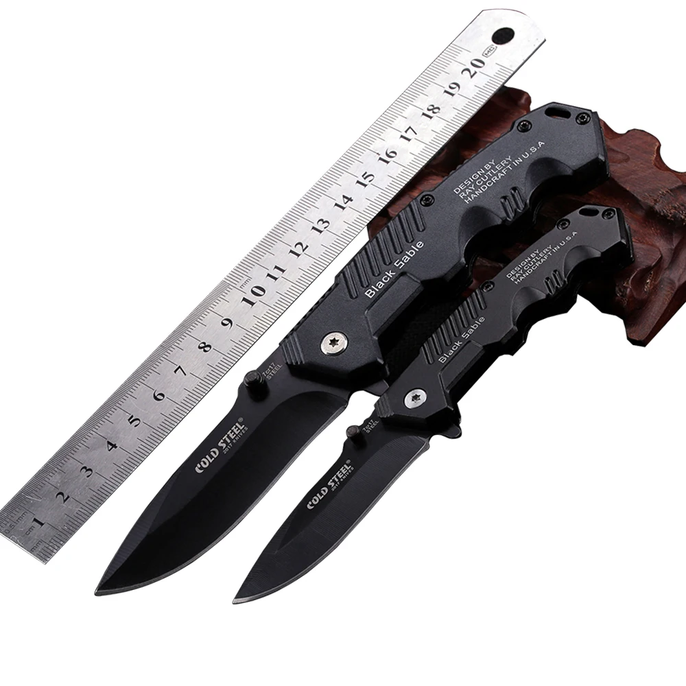 Top Army Brand Knife CS Cold Steel Black Fixed Blade Folding Pocket Knife Tactical Survival Knives Camping Knifes EDC Tools
Top Army Brand Knife CS Cold Steel Black Fixed Blade Folding Pocket Knife Tactical Survival Knives Camping Knifes EDC Tools