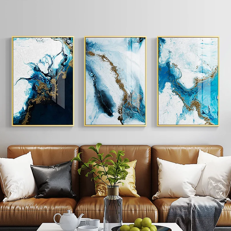 Blue Sea Oil Painting Wall Art Canvas Painting Morden Abstract Glam Poster Print Wall Picture for Living Room Scandinavian Decor
Blue Sea Oil Painting Wall Art Canvas Painting Morden Abstract Glam Poster Print Wall Picture for Living Room Scandinavian Decor