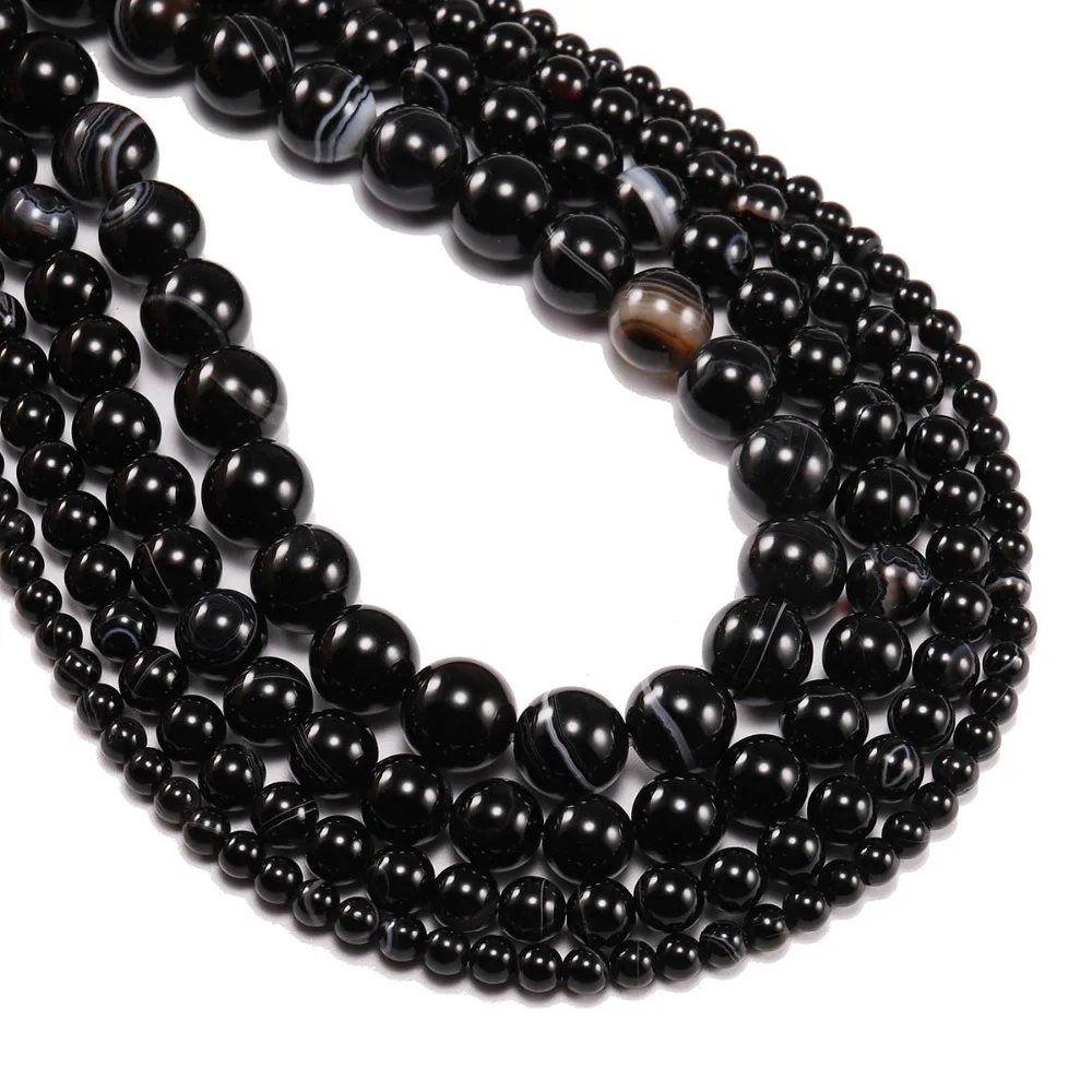 1strand/lot Black Natural Stone Beads Round Carnelian Natural Banded Agat Charm Beads For DIY Bracelet Necklace Jewelry Making
1strand/lot Black Natural Stone Beads Round Carnelian Natural Banded Agat Charm Beads For DIY Bracelet Necklace Jewelry Making