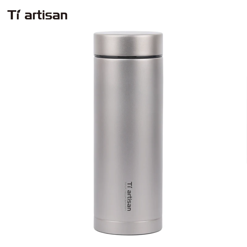 Hot Selling Titunium double wall insulated thermos vacuume bottle with tea filter Outdoor drinkware 400ml cups
Hot Selling Titunium double wall insulated thermos vacuume bottle with tea filter Outdoor drinkware 400ml cups