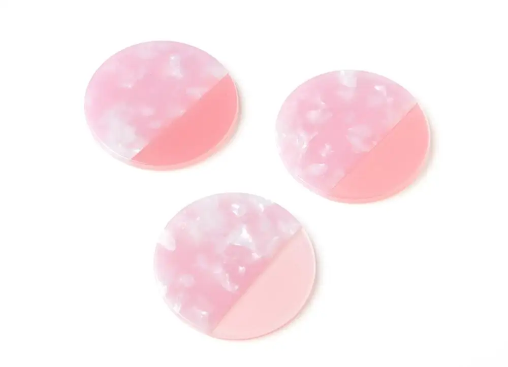 Acetate Acrylic Earring Charms - Coin Shaped Pendant - Earring Findings - Jewelry making - 6pcs/lot - 40x40x2.7mm - AC1235
Acetate Acrylic Earring Charms - Coin Shaped Pendant - Earring Findings - Jewelry making - 6pcs/lot - 40x40x2.7mm - AC1235