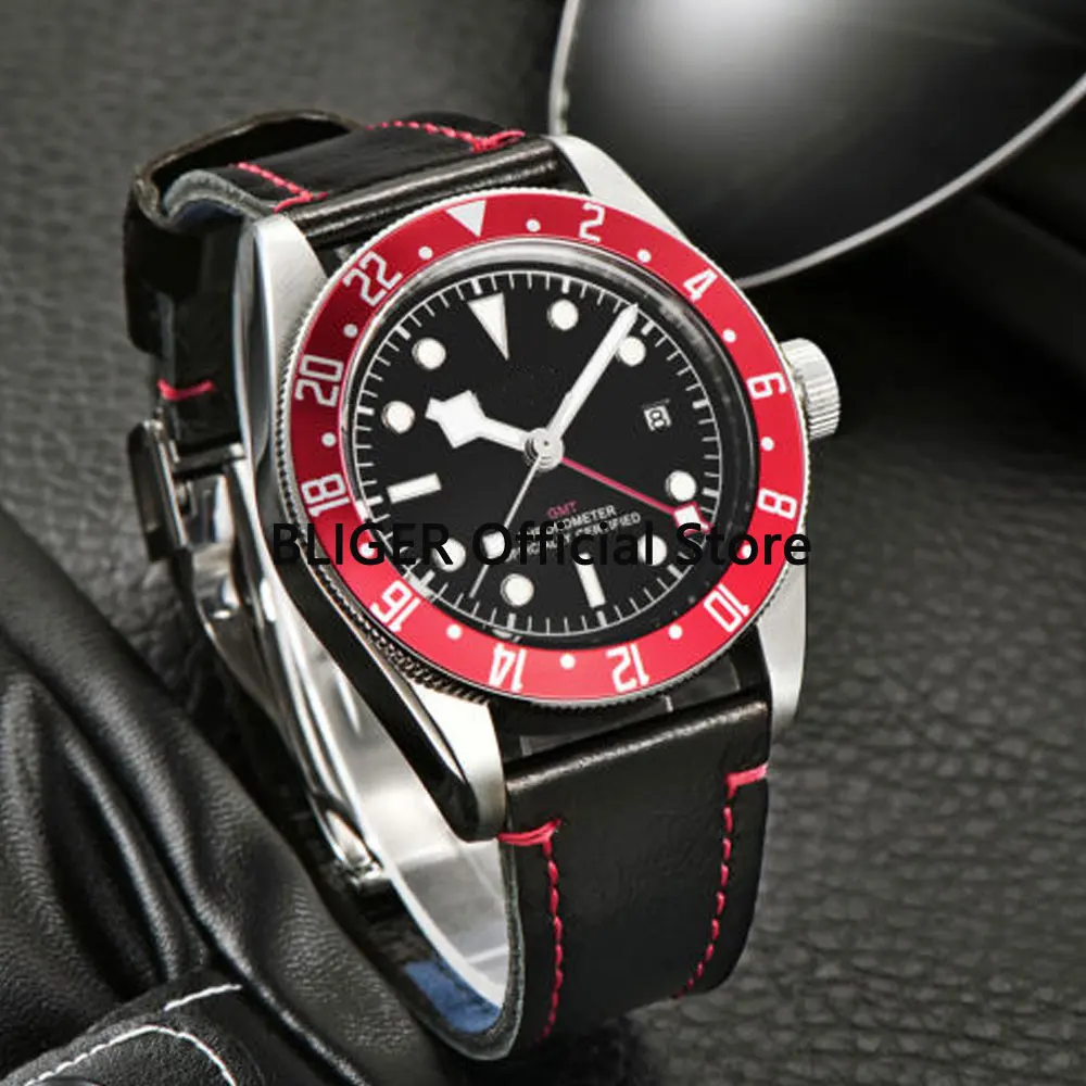 Мужские часы с простым сапфировым стеклом и черным стерильным циферблатом диаметром 41 мм, мужские часы с вращающейся рамкой из красного спл...
Мужские часы с простым сапфировым стеклом и черным стерильным циферблатом диаметром 41 мм, мужские часы с вращающейся рамкой из красного спл...