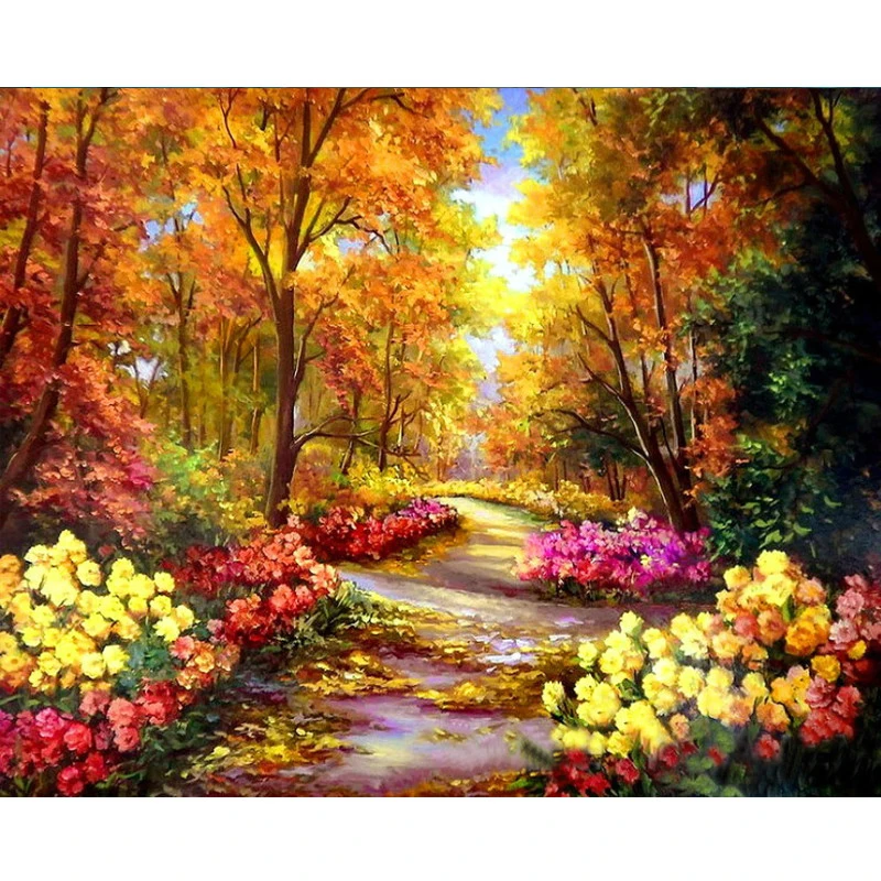 Forest Flower Road Scenery DIy Painting By Numbers Picture Colouring Zero Basis HandPainted Oil Painting Unique Gift Home Decor
Forest Flower Road Scenery DIy Painting By Numbers Picture Colouring Zero Basis HandPainted Oil Painting Unique Gift Home Decor