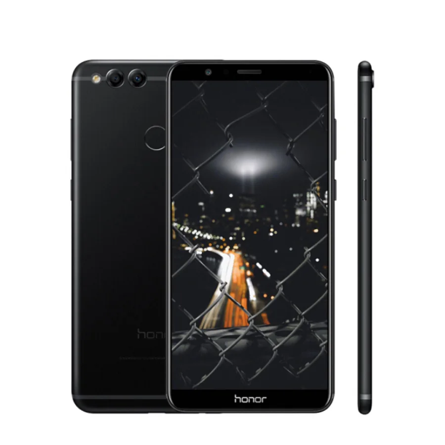 Оригинал Honor 7x мобильный телефон 5 93 "4 Гб 64 Гб/128 ГБ ROM Kirin 659 Восьмиядерный 16 МП
