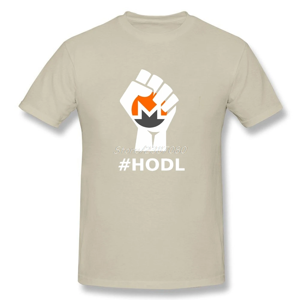 Хлопковая футболка HODL с коротким рукавом логотипом европейского стандарта 3XL |