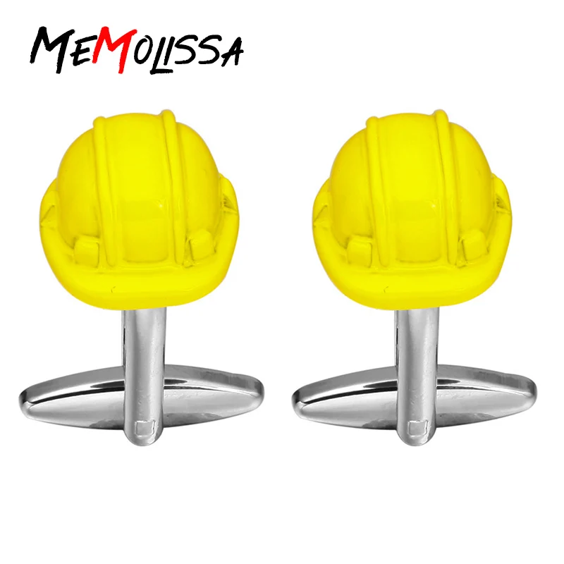 MeMolissa 3 Pairs Brand yellow Safety hat Cufflinks High Quality for Mens Shirt Wedding Party Cuff Links Gemelos Para Camisas
MeMolissa 3 Pairs Brand yellow Safety hat Cufflinks High Quality for Mens Shirt Wedding Party Cuff Links Gemelos Para Camisas
