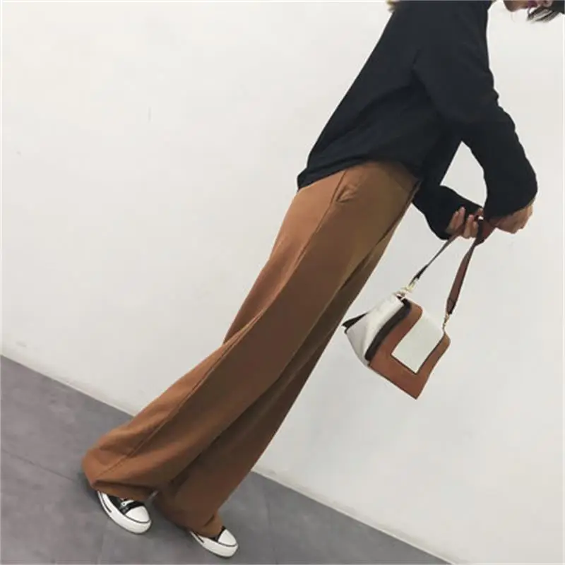 Drape wide leg pants spring and autumn loose trousers casual high waist trousers thin section mop straight trousers for women
Drape wide leg pants spring and autumn loose trousers casual high waist trousers thin section mop straight trousers for women