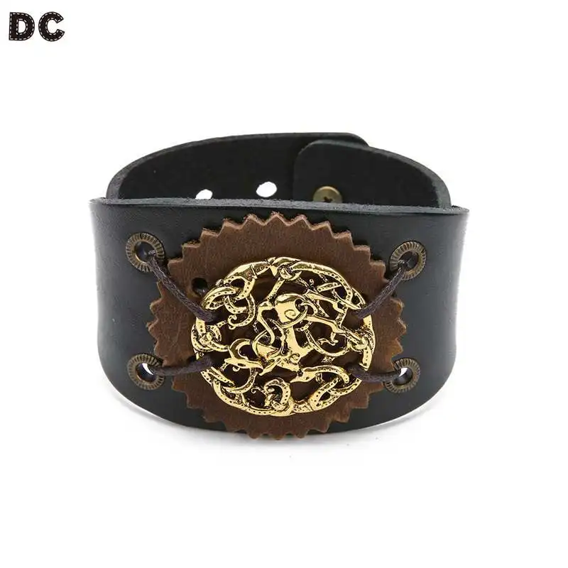 DC Leather Bracelets Personality Fashion Jewelry Men Bracelets Charming Punk Unique Totem Bangles For Men Wrist Trinket Gift
DC Leather Bracelets Personality Fashion Jewelry Men Bracelets Charming Punk Unique Totem Bangles For Men Wrist Trinket Gift