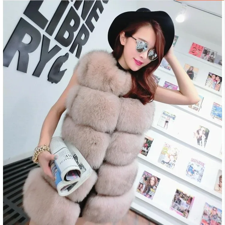 Solid Colors Womans Thick Fur Vest Fashion Females Sleeveless Faux Fur Coat Fluffy Artificial Fur Coats Women
Solid Colors Womans Thick Fur Vest Fashion Females Sleeveless Faux Fur Coat Fluffy Artificial Fur Coats Women