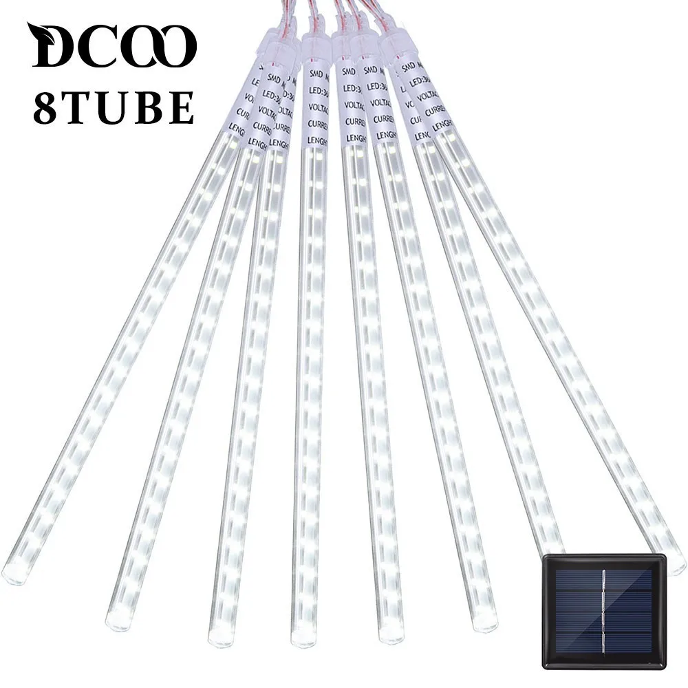Solar Powered LED Outdoor Lights Meteor Shower Rain Lights Icicle Raindrop Snow Falling Lights Garden Holiday Wedding Decoration
Solar Powered LED Outdoor Lights Meteor Shower Rain Lights Icicle Raindrop Snow Falling Lights Garden Holiday Wedding Decoration