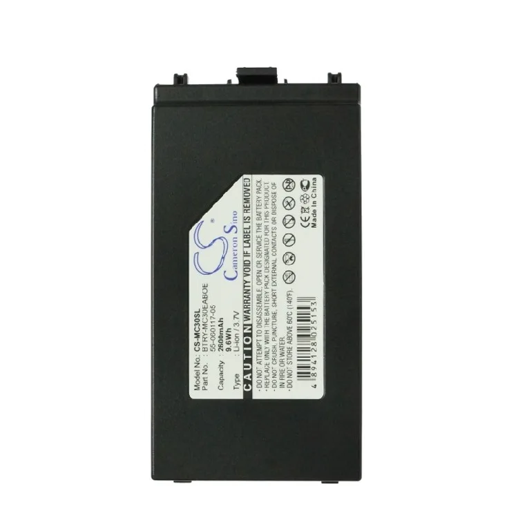 For Symbol MC30 MC3000 Bar code scanner battery 55-060117-05 2600mAh / 9.62Wh 3.7V
For Symbol MC30 MC3000 Bar code scanner battery 55-060117-05 2600mAh / 9.62Wh 3.7V