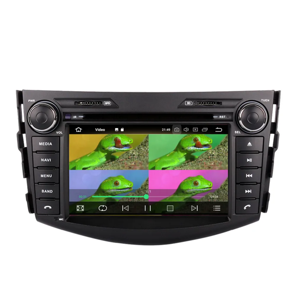 Android 8 0 Octa Core 4 Гб RAM автомобильное радио стерео для Toyota RAV4 2006 2012 DVD мультимедийный